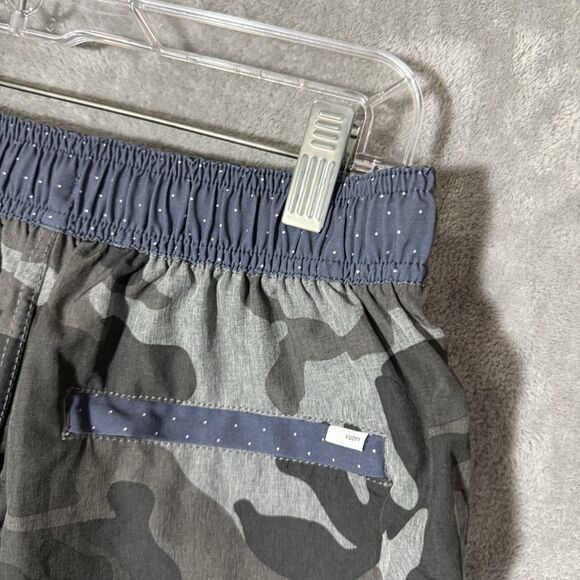 Vuori Banks Shorts Men S Small Gray Camo Camouflage Unlined V330 Gym Drawstring - Picture 12 of 13